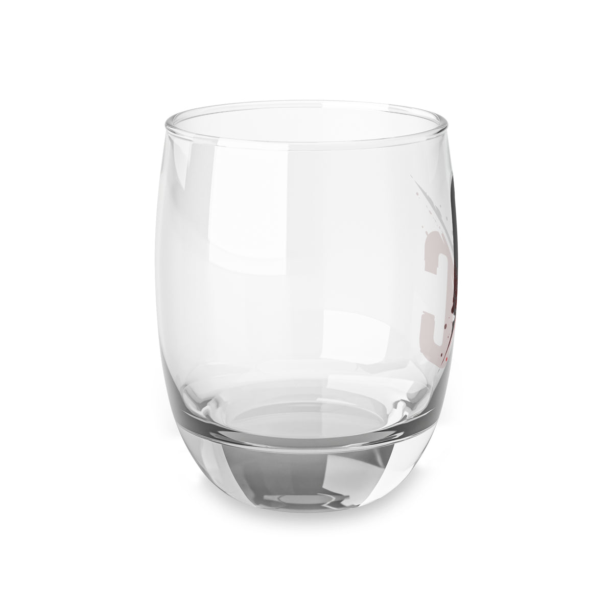 Whiskey Glass - CC Logo Rocks Glass (Black & Red)