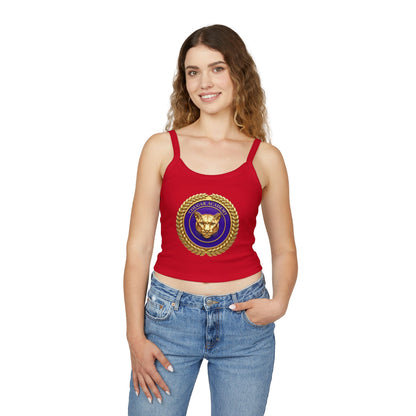 Spaghetti Tank Top — Cougar Academy Gold Crest