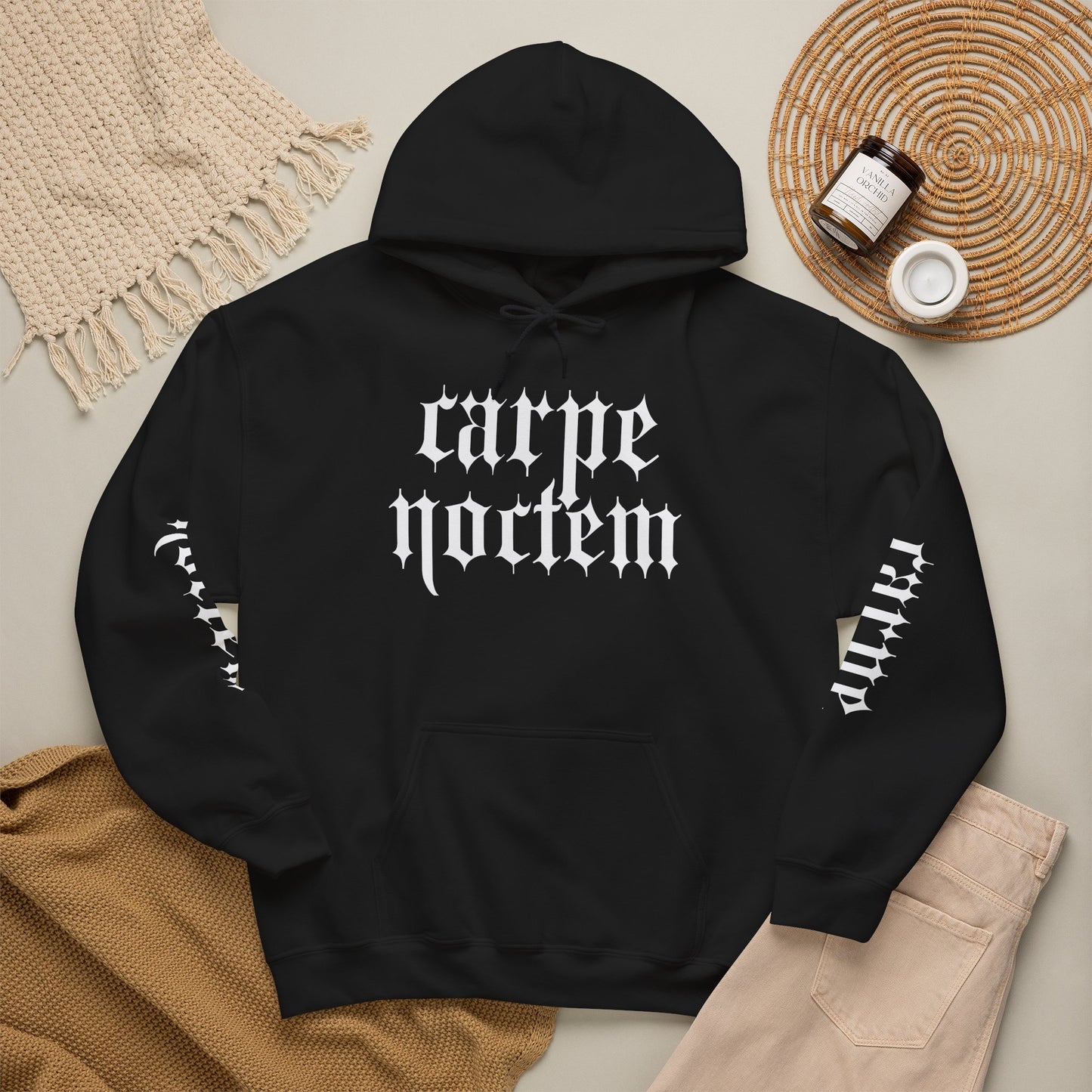 Carpe Noctem Gothic Hoodie