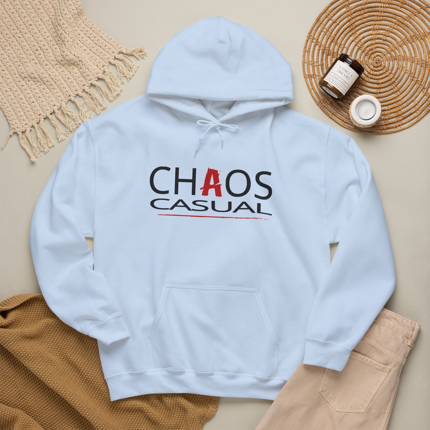'Chaos Casual' Logo Hoodie