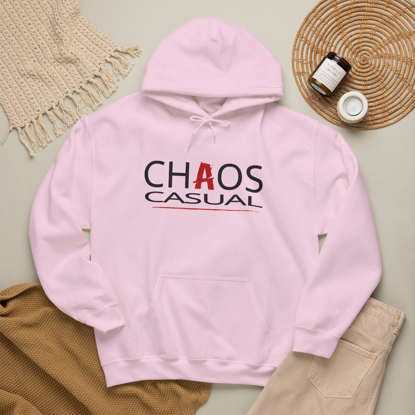 'Chaos Casual' Logo Hoodie