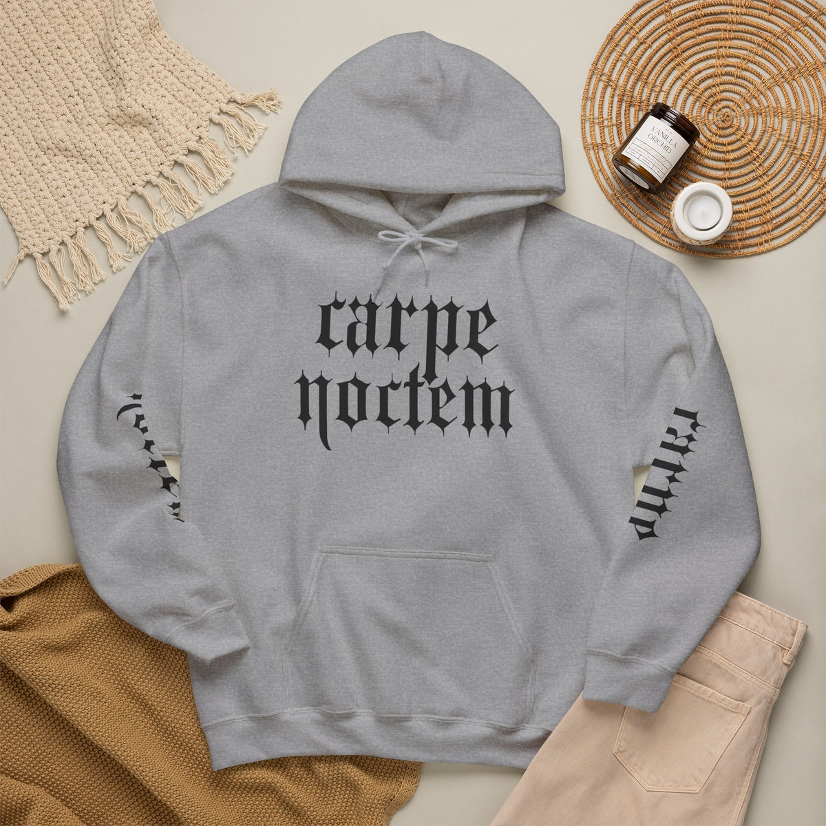 Carpe Noctem Gothic Hoodie