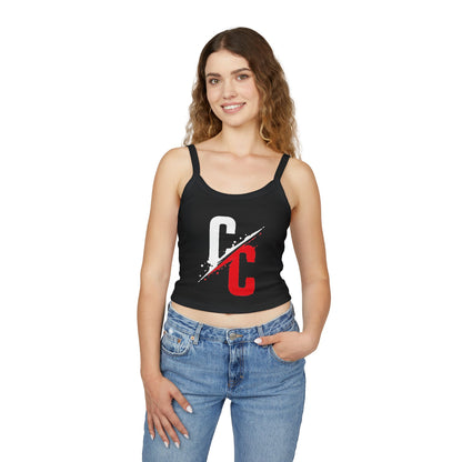 Women Spaghetti Tank Top — CC Logo