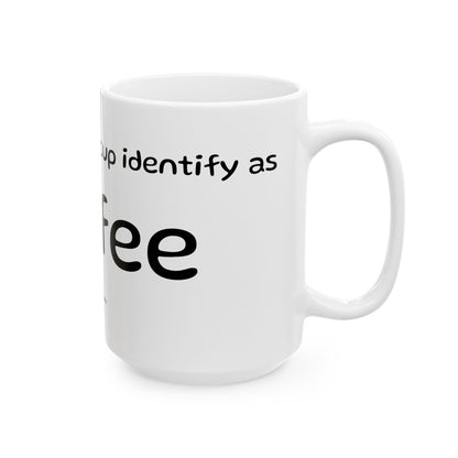 Coffee Mug - Funny 'The text is Gluten' Ceramic Tea & Coffee Cup (11oz, 15oz)