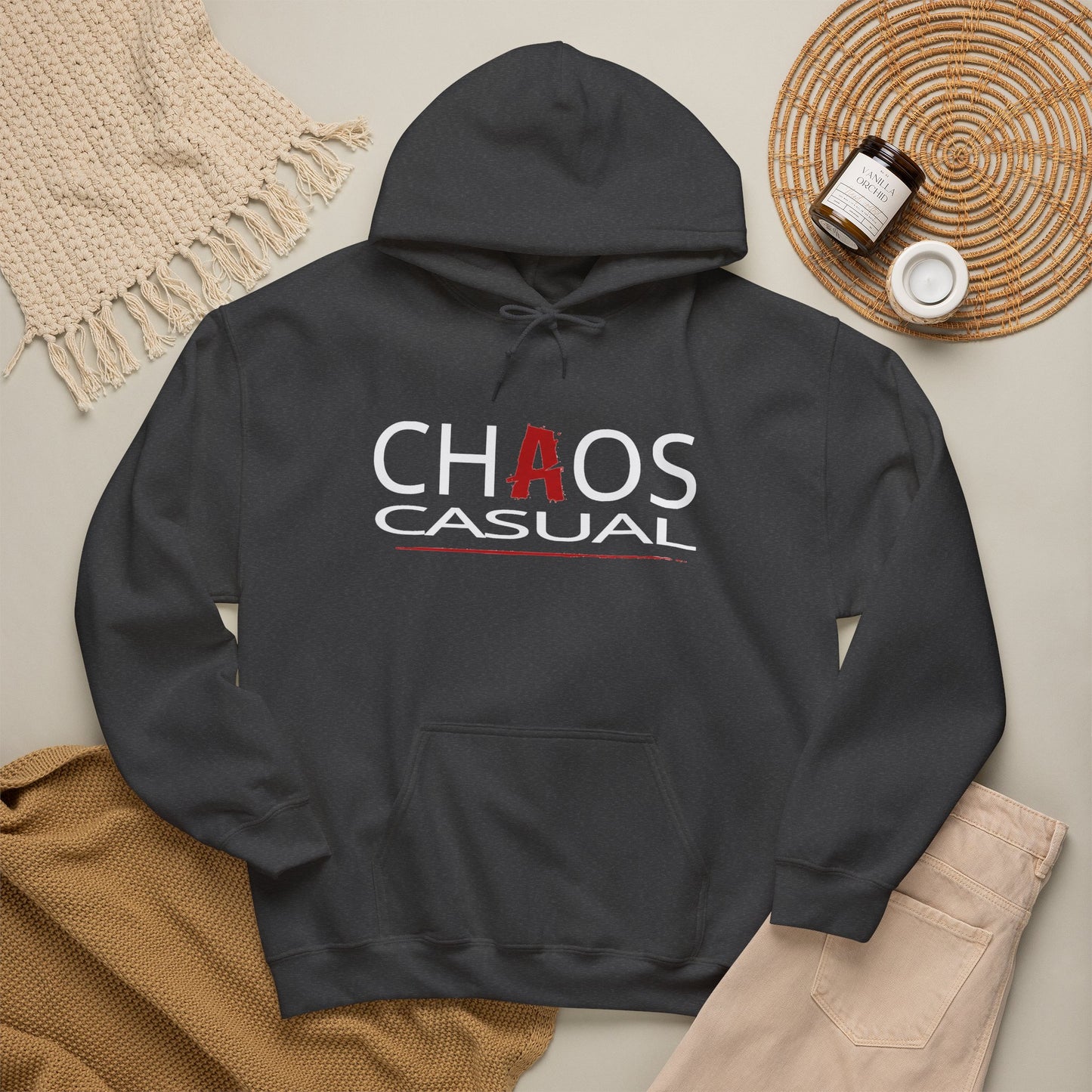 'Chaos Casual' Logo Hoodie