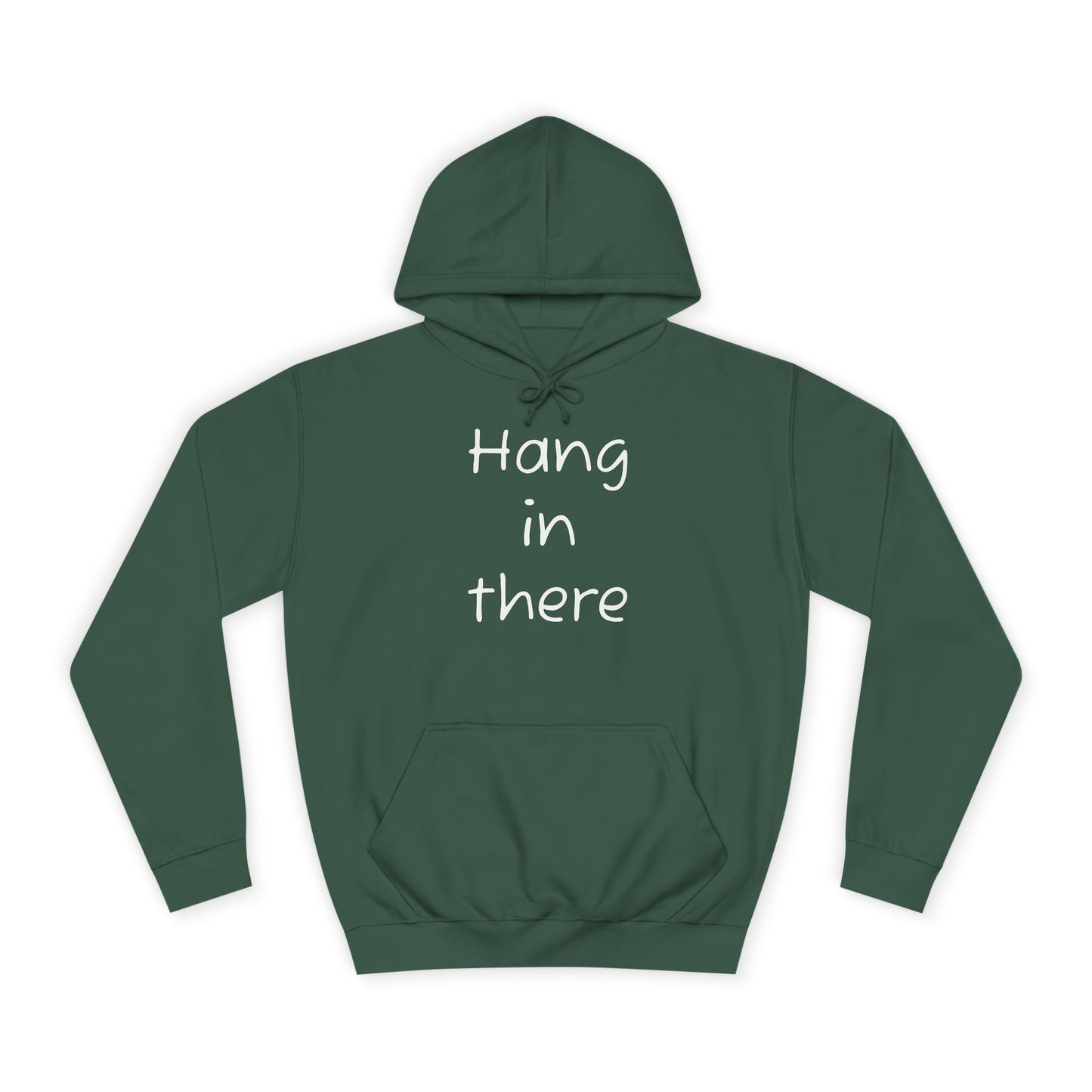 Hoodie — "Hang In There" Minimal Graphic Hoodie