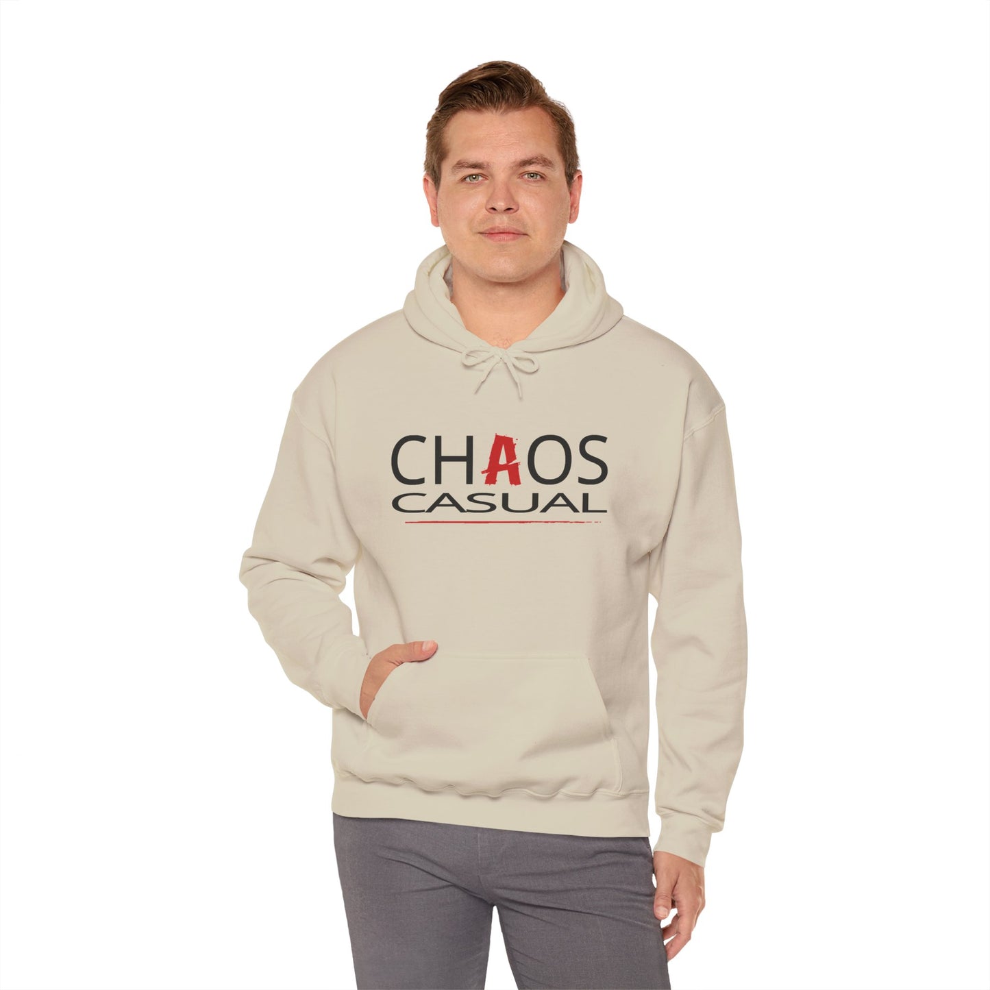 'Chaos Casual' Logo Hoodie