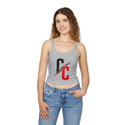 Women Spaghetti Tank Top — CC Logo