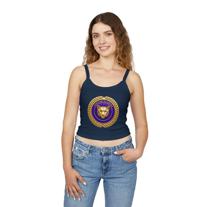 Spaghetti Tank Top — Cougar Academy Gold Crest
