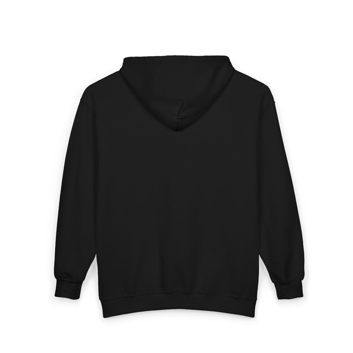 Full-Zip Hoodie — Playful Vertical Text Design ("F-U")