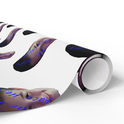 Wrapping Paper with Your child's face on it