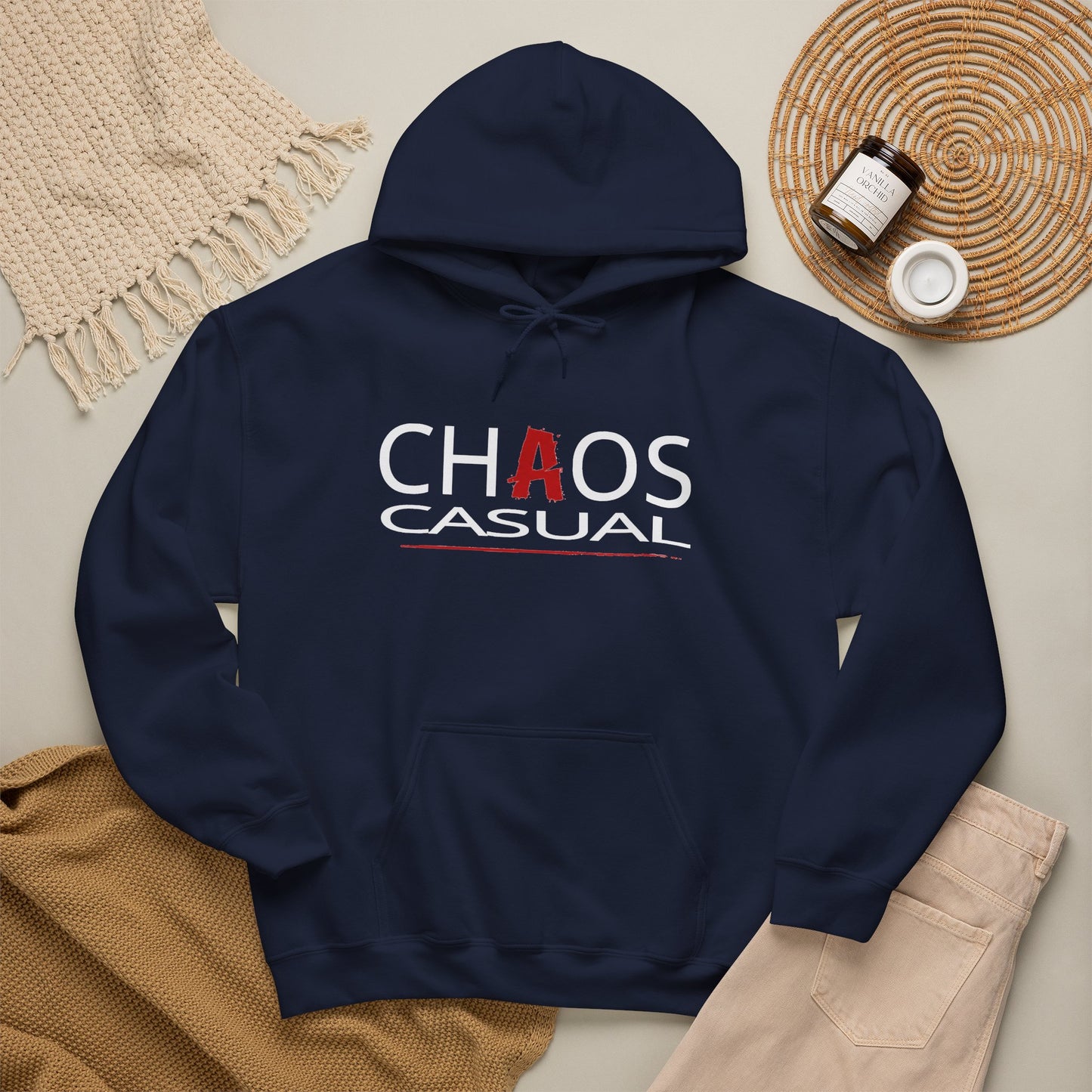 'Chaos Casual' Logo Hoodie