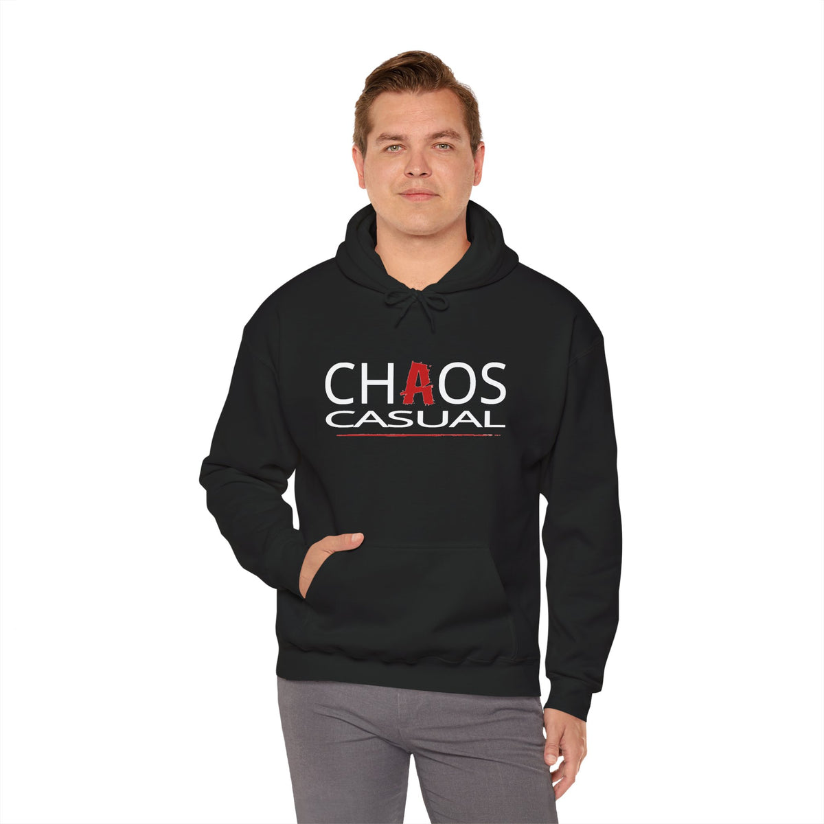 'Chaos Casual' Logo Hoodie