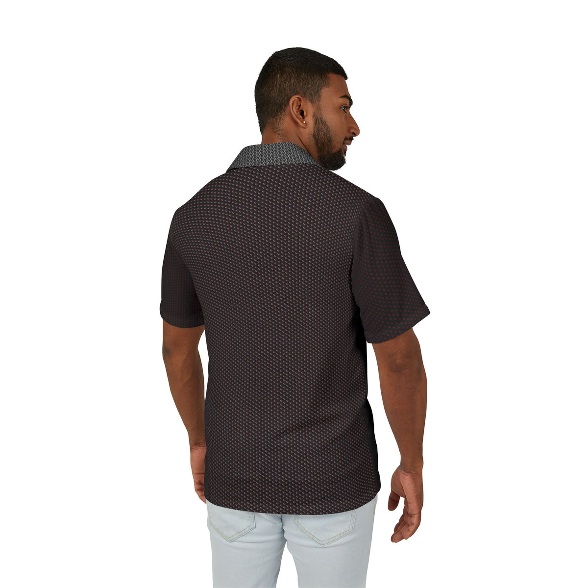 Black CC LOGO Button Down Shirt