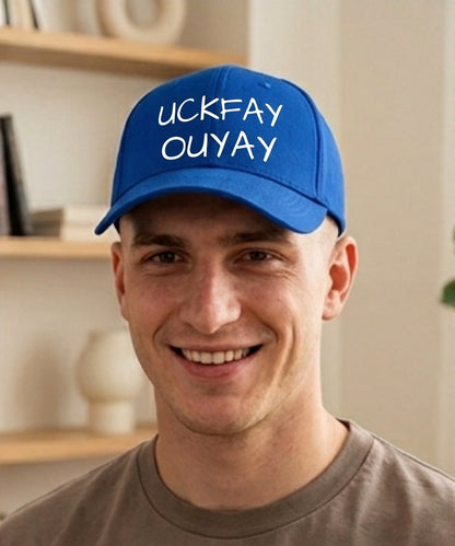 Funny Pig Latin Flexfit Hat