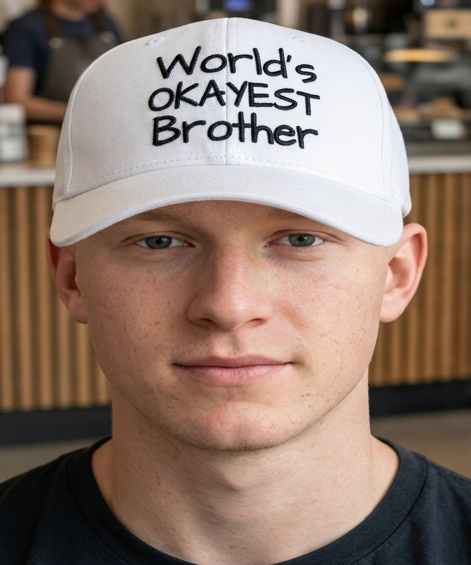 World's Okayest Brother Flexfit Hat