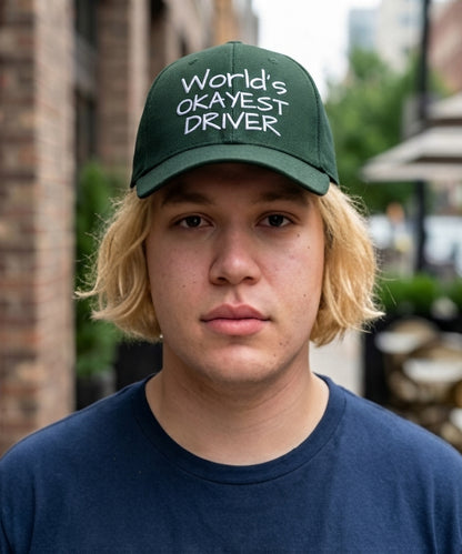 World's Okayest DriverFlexfit Hat