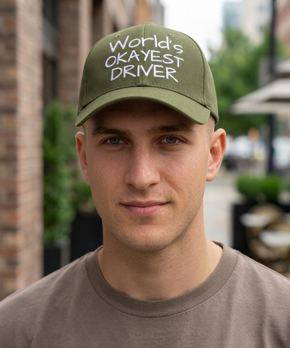 World's Okayest DriverFlexfit Hat