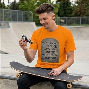 Willing to Find Out Tombstone T-Shirt