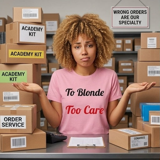 To Blonde Too Care T-Shirt - Funny Tee
