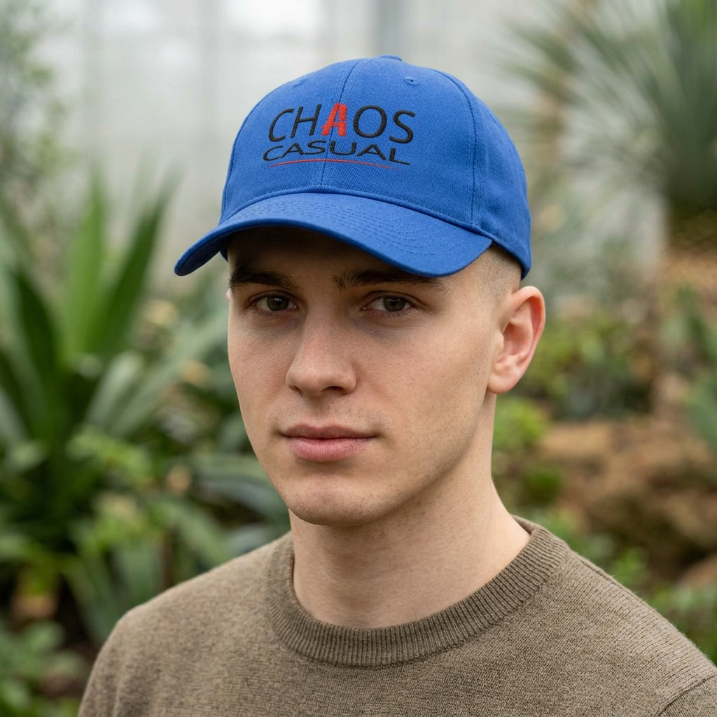 Chaos Casual Cap – Streetwear Baseball Hat with Distressed 'A' Logo