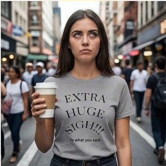 Extra Huge Sigh T‑Shirt