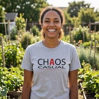Chaos Casual TShirt – Bold Logo Graphic