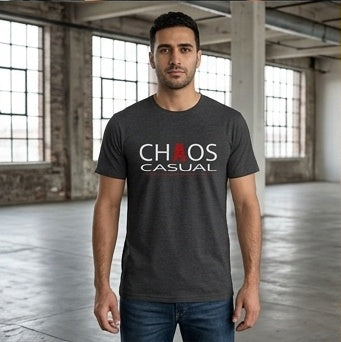 Chaos Casual TShirt – Bold Logo Graphic