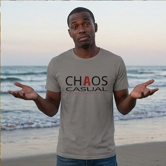 Chaos Casual TShirt – Bold Logo Graphic
