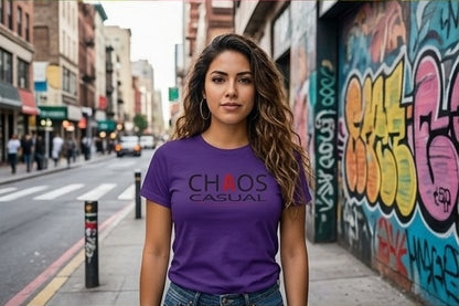 Chaos Casual TShirt – Bold Logo Graphic
