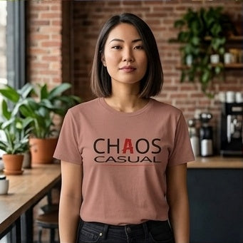 Chaos Casual TShirt – Bold Logo Graphic