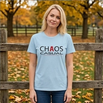 Chaos Casual TShirt – Bold Logo Graphic