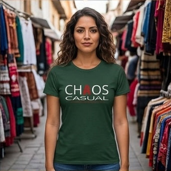 Chaos Casual TShirt – Bold Logo Graphic