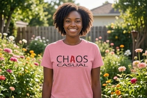 Chaos Casual TShirt – Bold Logo Graphic