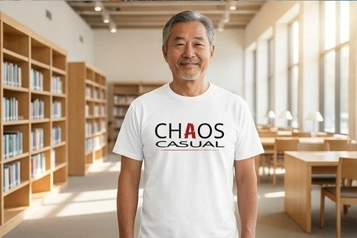 Chaos Casual TShirt – Bold Logo Graphic