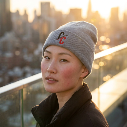 CC Logo Embroidered Beanie — Light colors