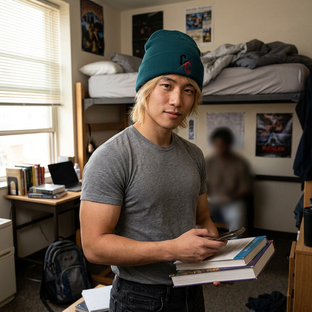 CC Logo Embroidered Beanie — Light colors