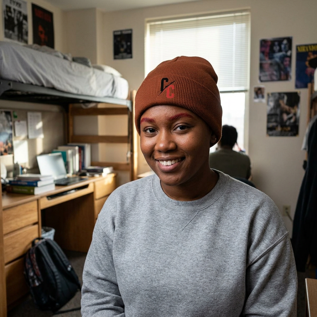 CC Logo Embroidered Beanie — Light colors