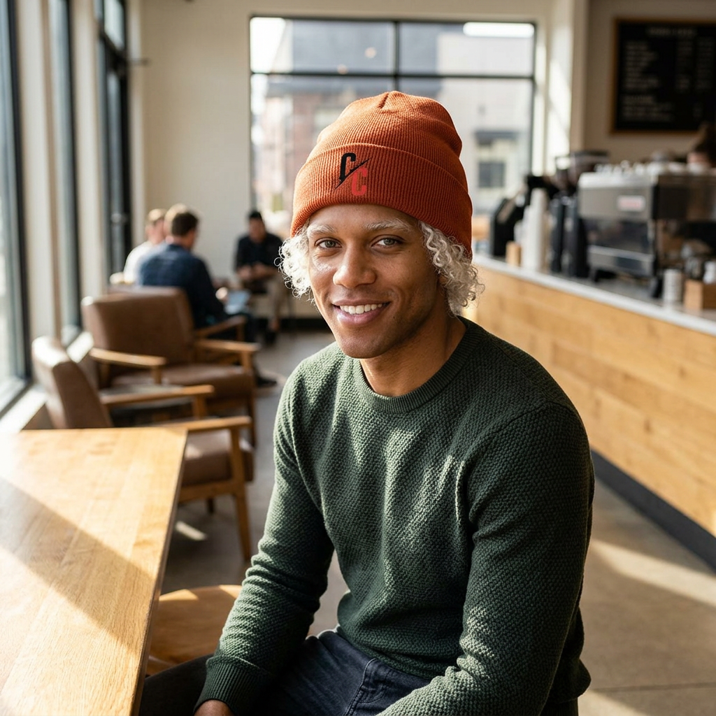CC Logo Embroidered Beanie — Light colors