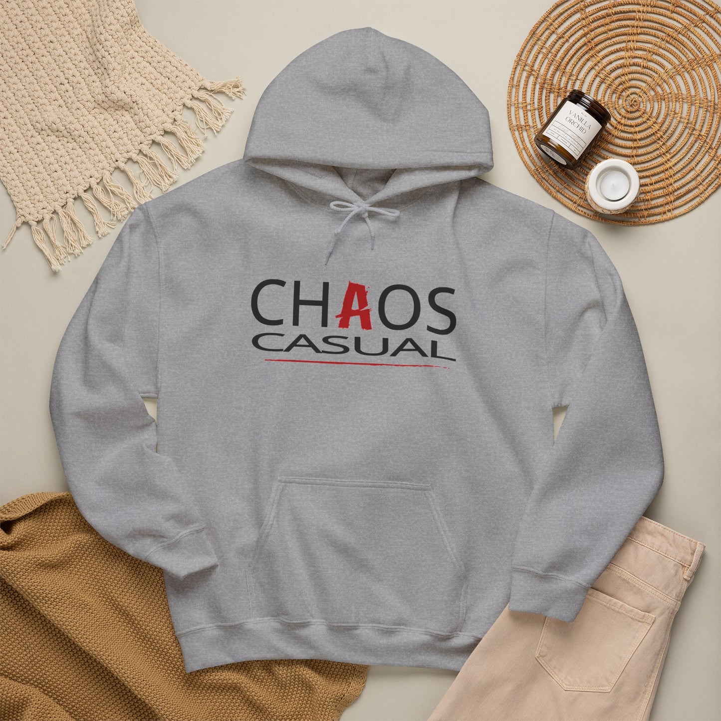 'Chaos Casual' Logo Hoodie