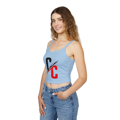 Women Spaghetti Tank Top — CC Logo