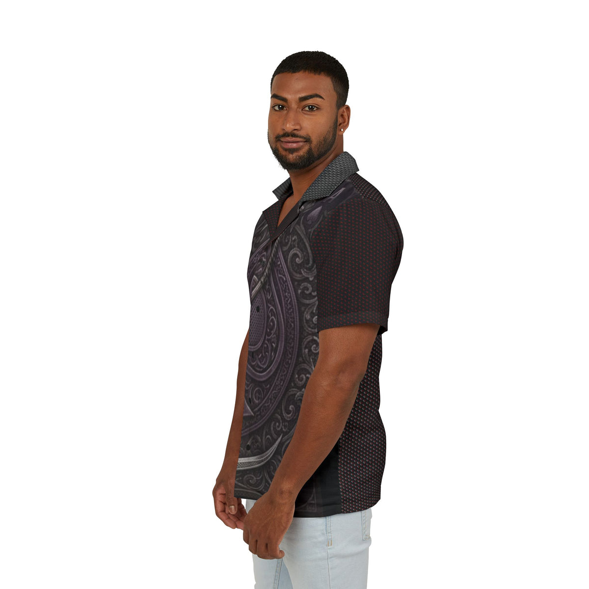 Ace of Spades Card Button Down —