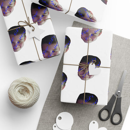 Wrapping Paper with Your child's face on it