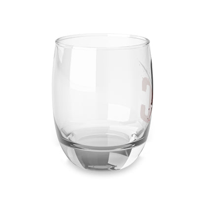 Whiskey Glass -  CC Logo Rocks Glass (Black & Red)