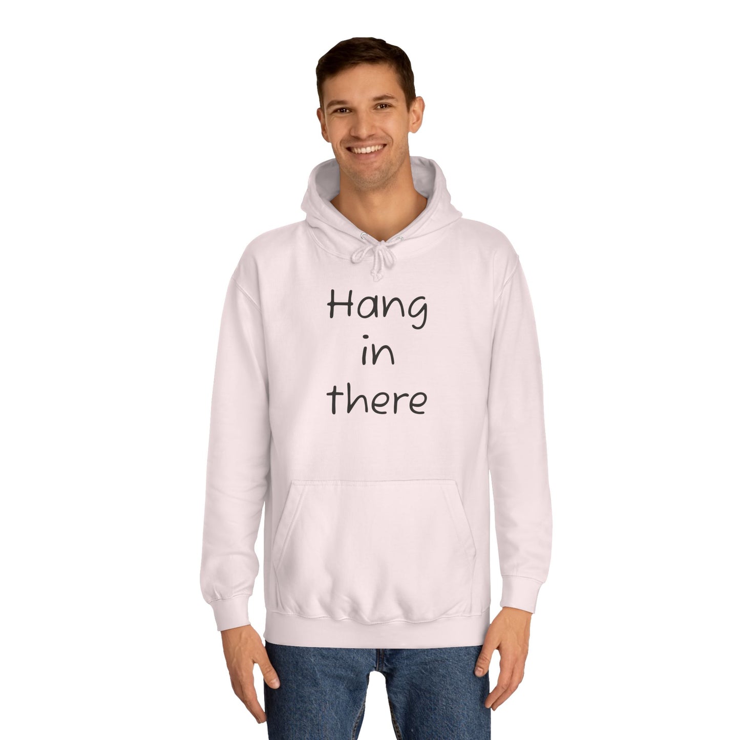 Hoodie — "Hang In There" Minimal Graphic Hoodie