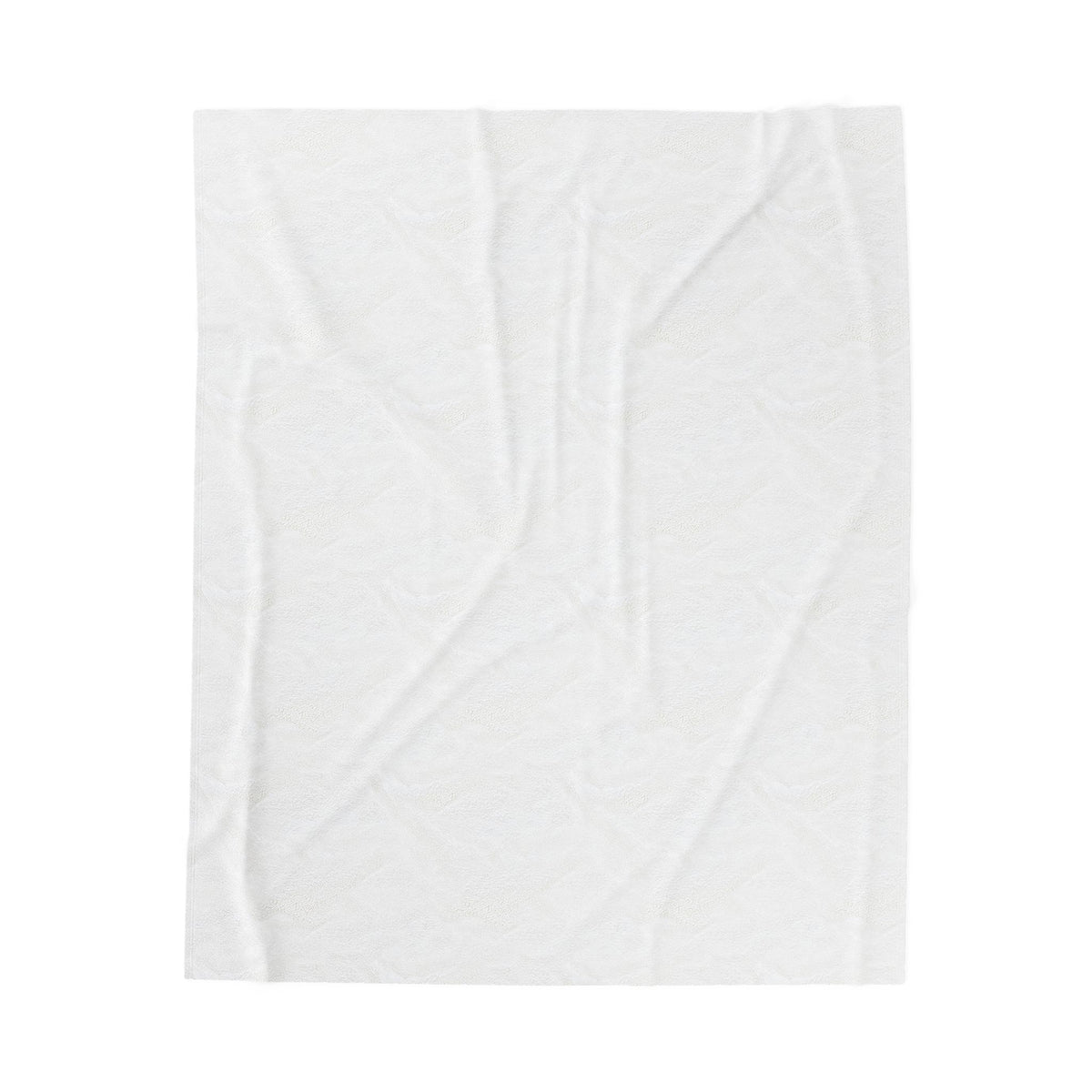 Blue Candy Cane Pattern Velveteen Plush Blanket — Cozy Holiday Throw