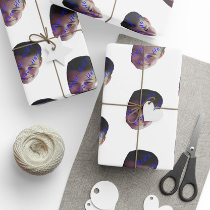 Wrapping Paper with Your child's face on it