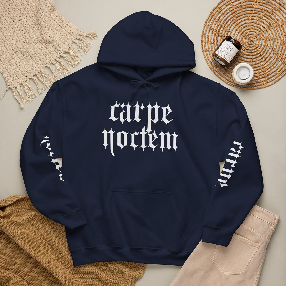 Carpe Noctem Gothic Hoodie