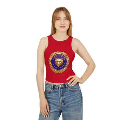 Cougar Academy Emblem Racer Tank Top