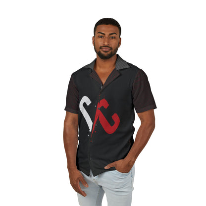 Black CC LOGO Button Down Shirt